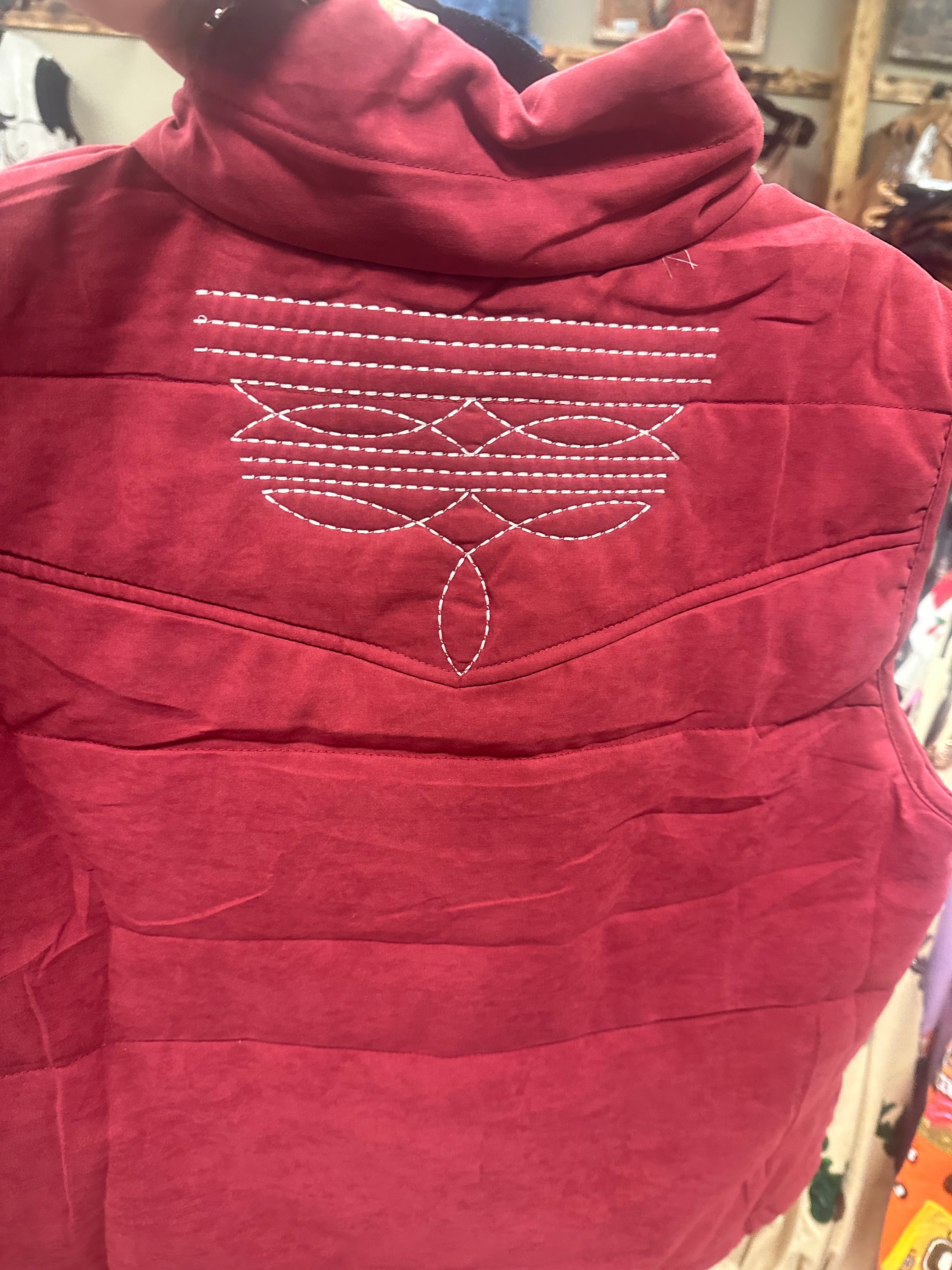 Puffer Boot Stitch Vest – Get Ranchy