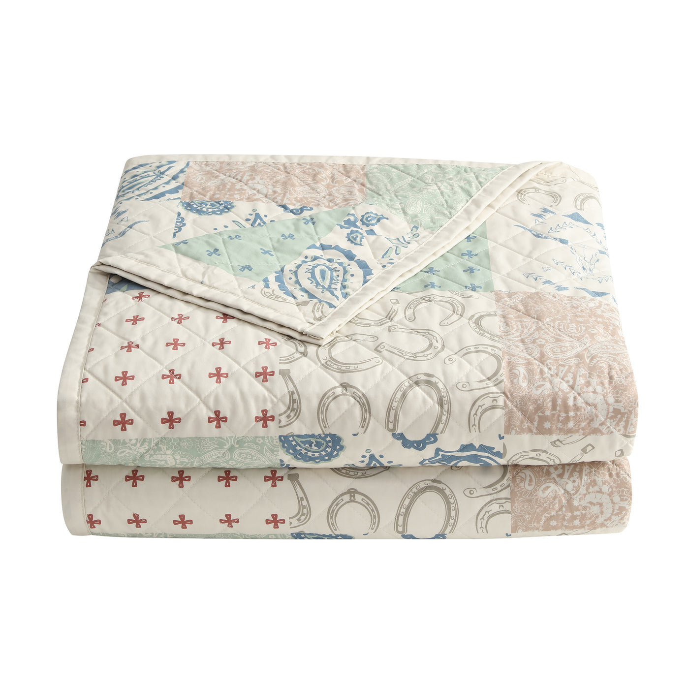 PATCHWORK PAISLEY
REVERSIBLE QUILT SET