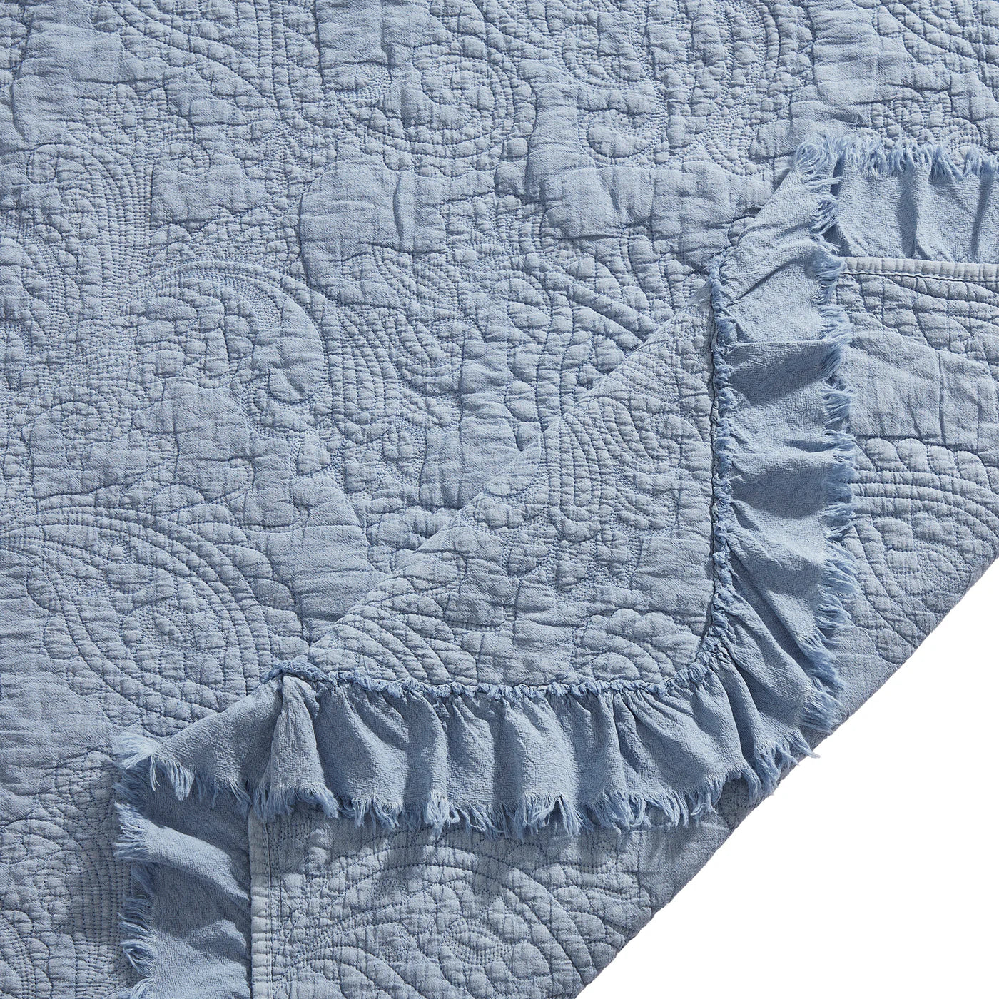 SADIE STONEWASHED PAISLEY
RUFFLED QUILT SET