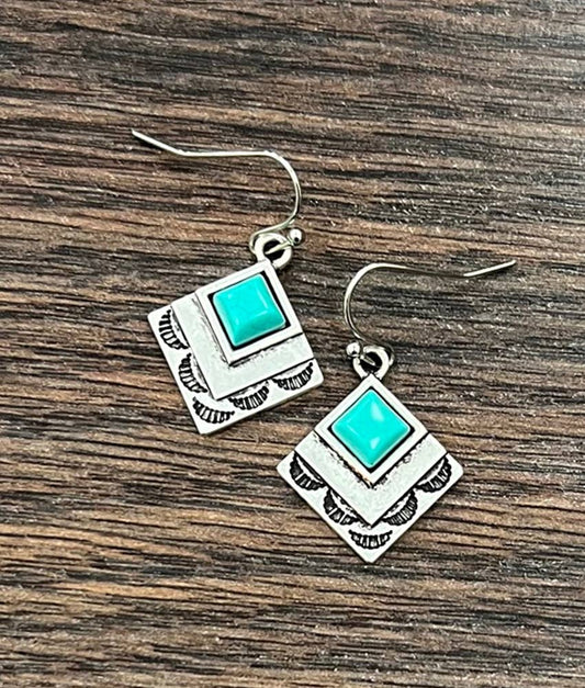 Boho Turquoise Earrings