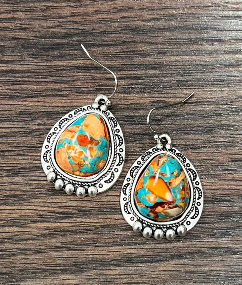 Dayton 1.2" Western Gemstone Earrings