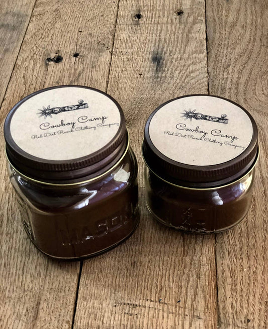 Candle RDR Cowboy Camp Mason Jar Candle