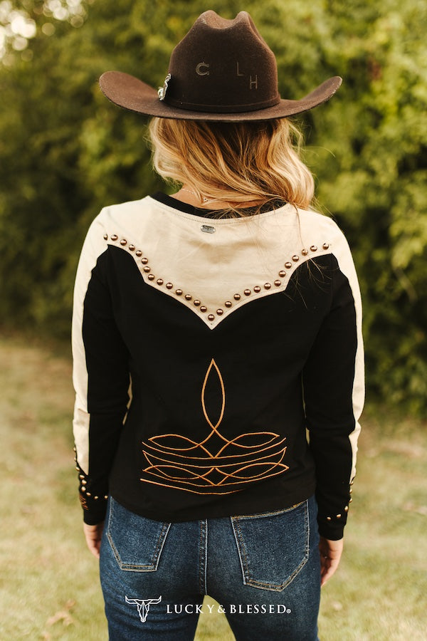 Dottie West Studded Top