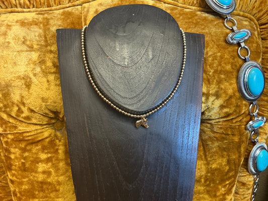 Hallie Horse Necklace