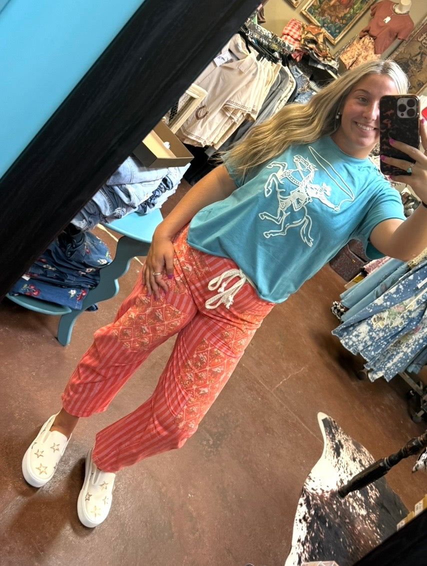 Roping Cowboy Tee