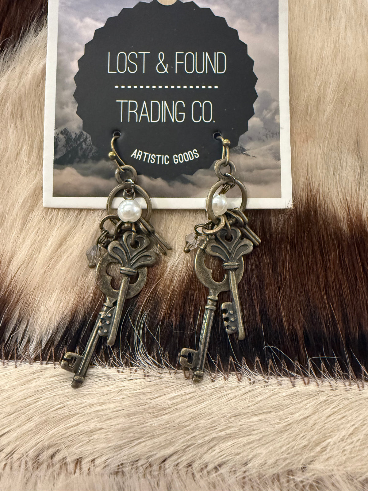 Skeleton Key Earrings