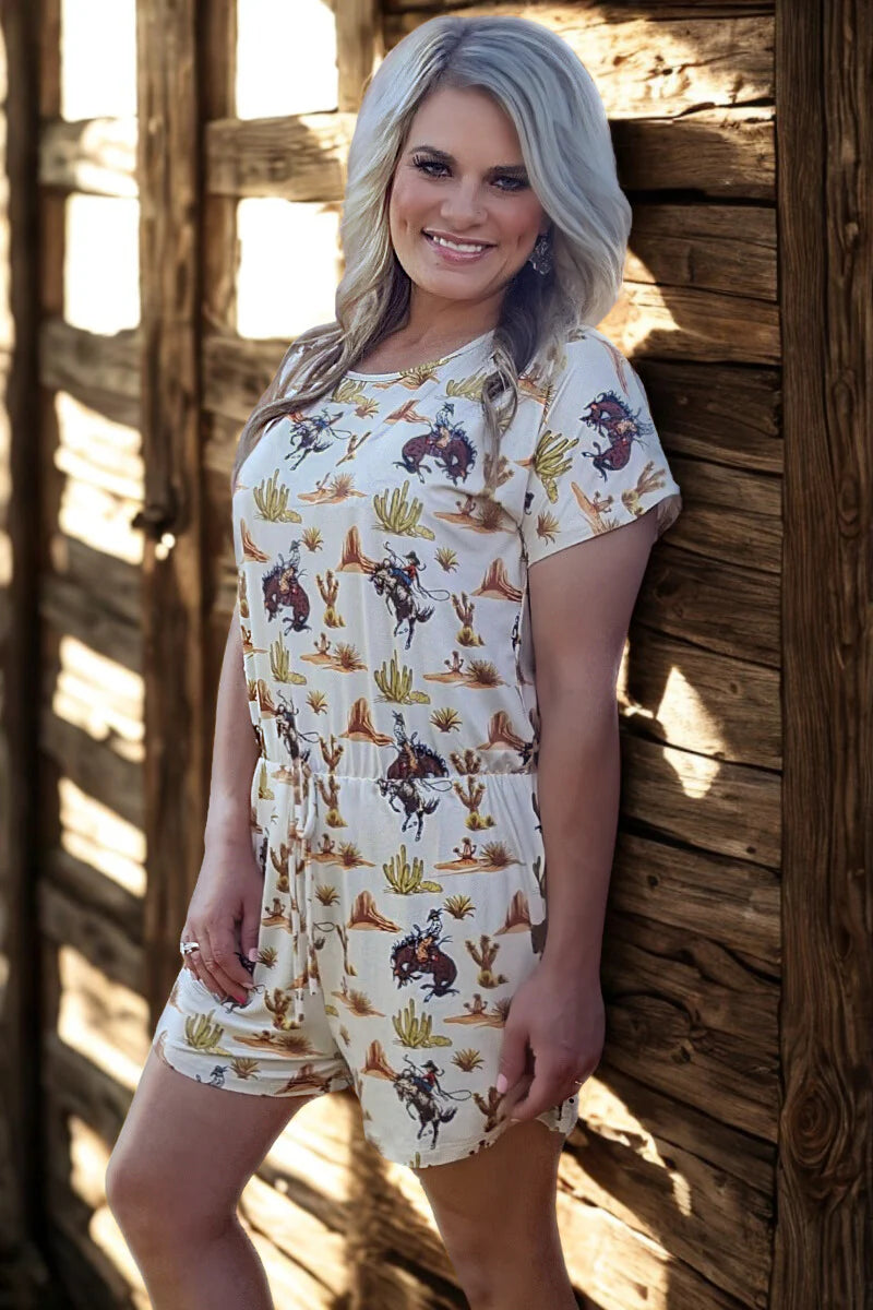 DOWN IN THE DESERT ROMPER