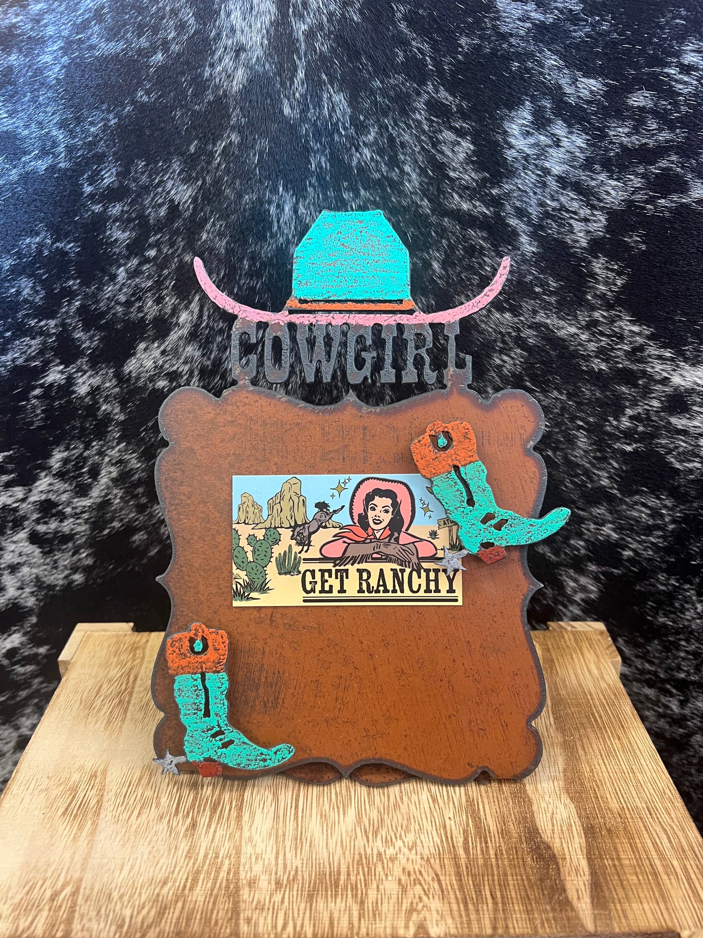 Cowgirl Memo Board