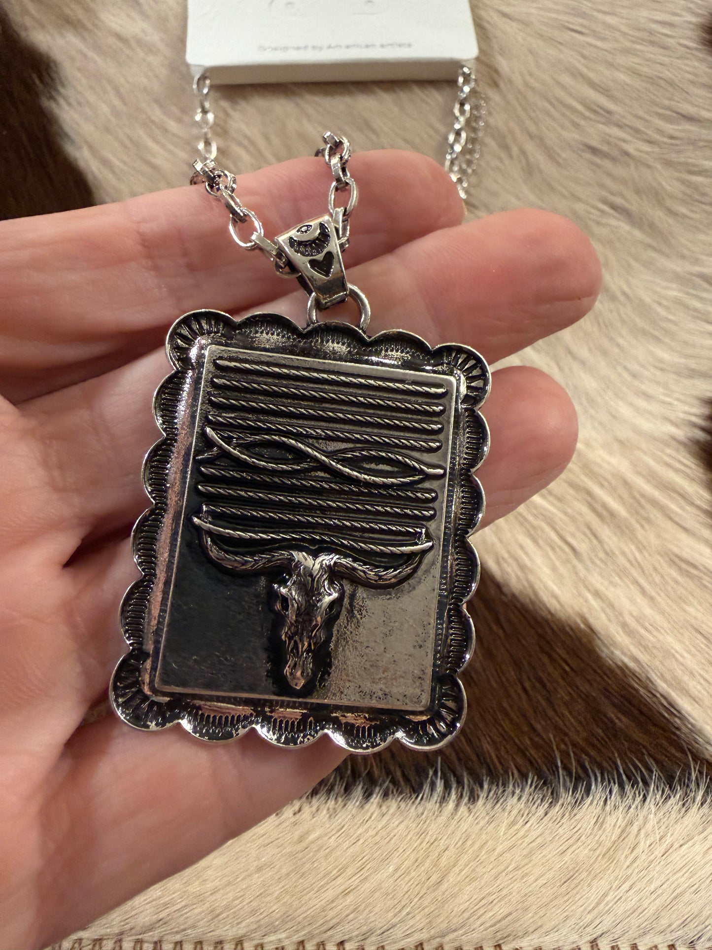 Steer Stitch Necklace