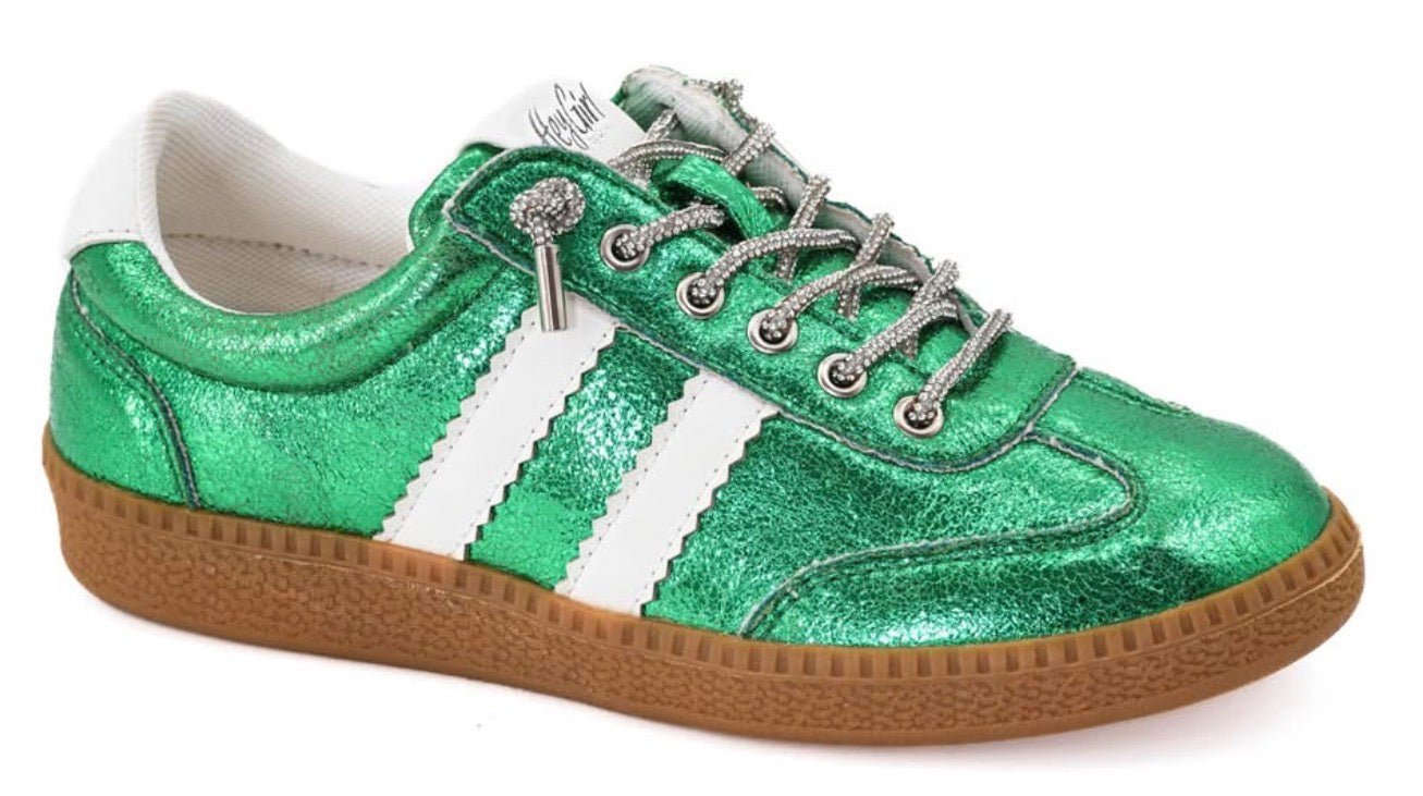 Heads Up Metallic Sneakers