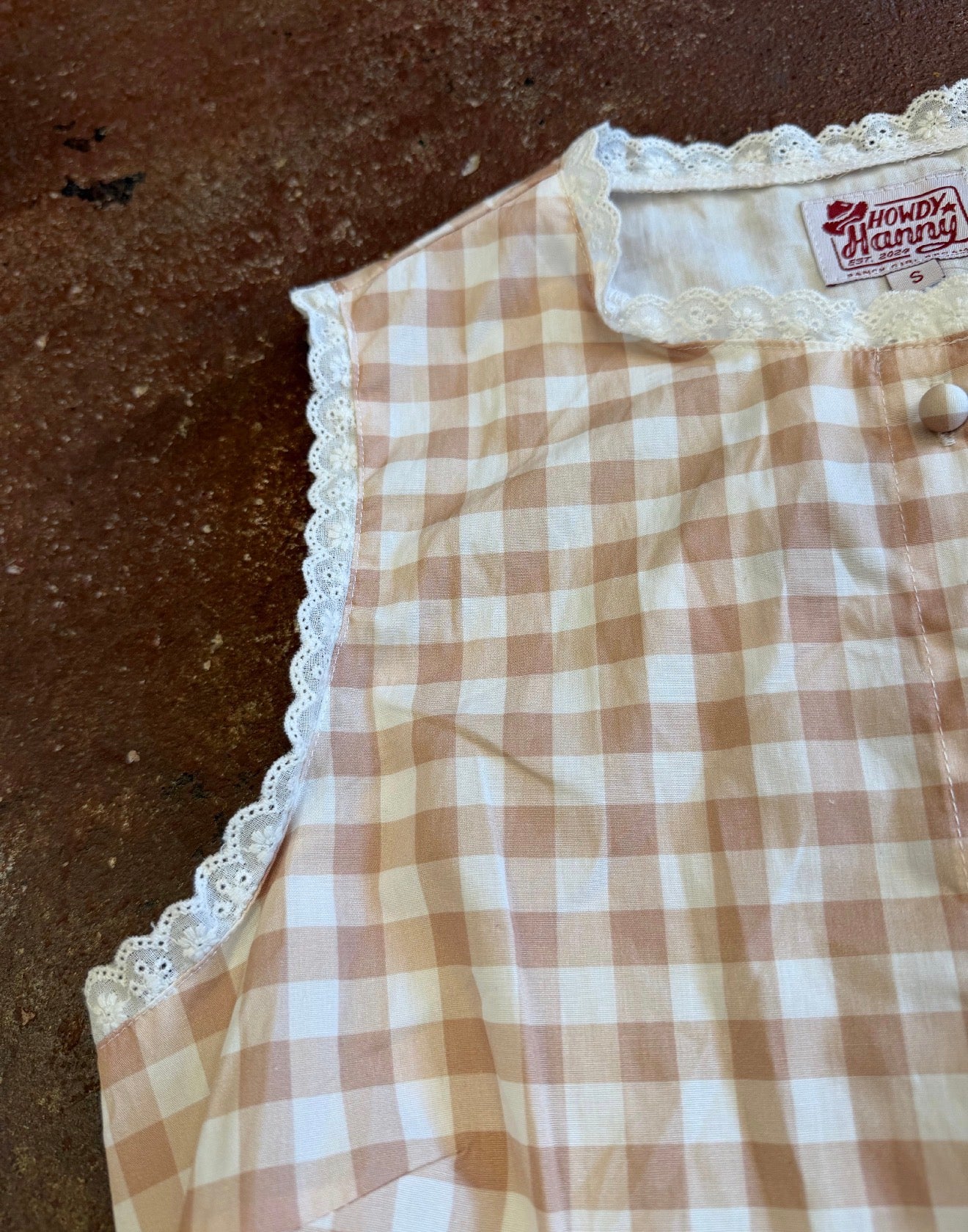 Cowgirl Gingham Short Set