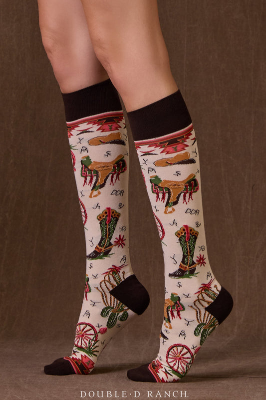 Double D - Atomic Ranch Socks