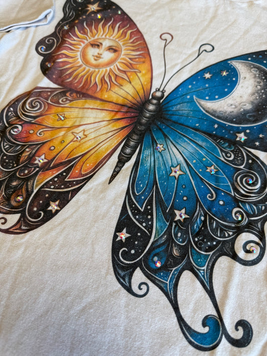Sun and Moon Butterfly Tee