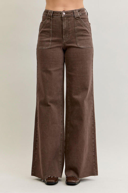 Judy Blue HW Retro Yarn Dyed Pocket Jeans