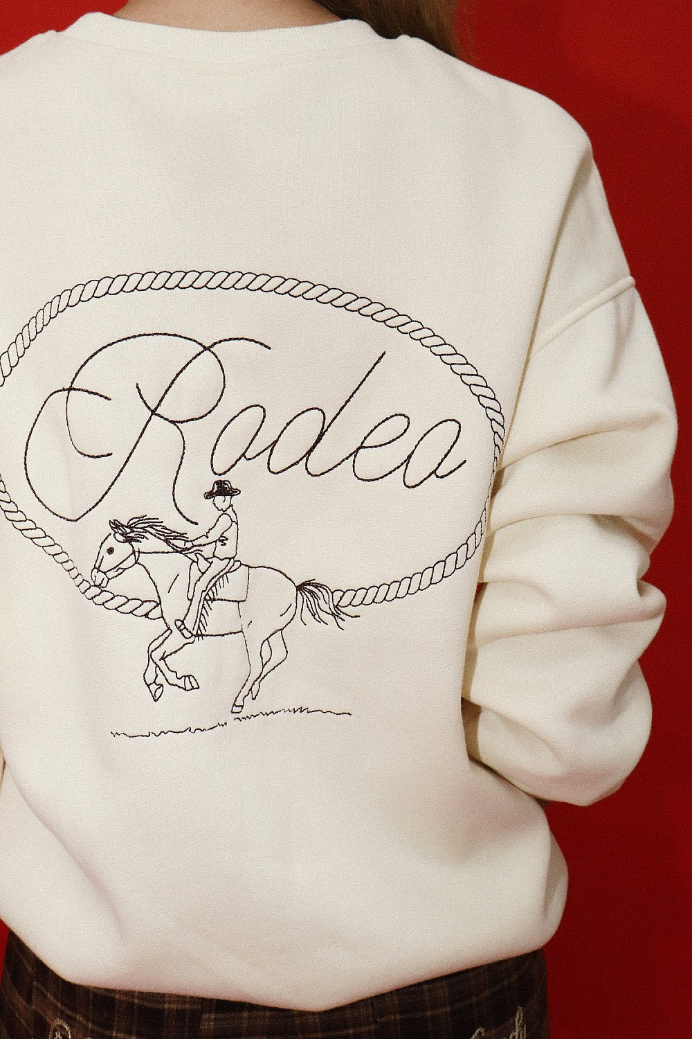 RODEO EMBROIDERED SWEATSHIRT