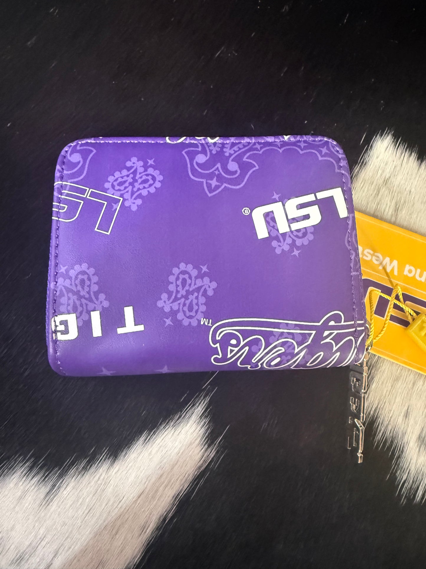 LSU Wallet with Wristlet