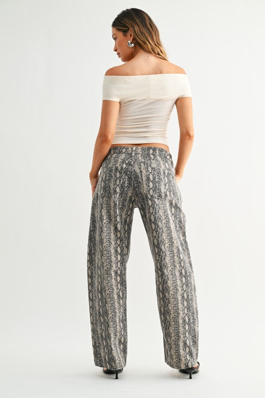 Snake Barrel Jeans