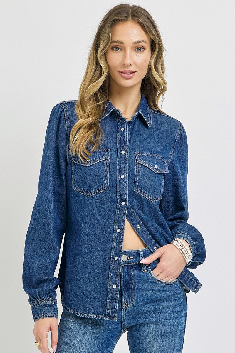 Risen Denim Top