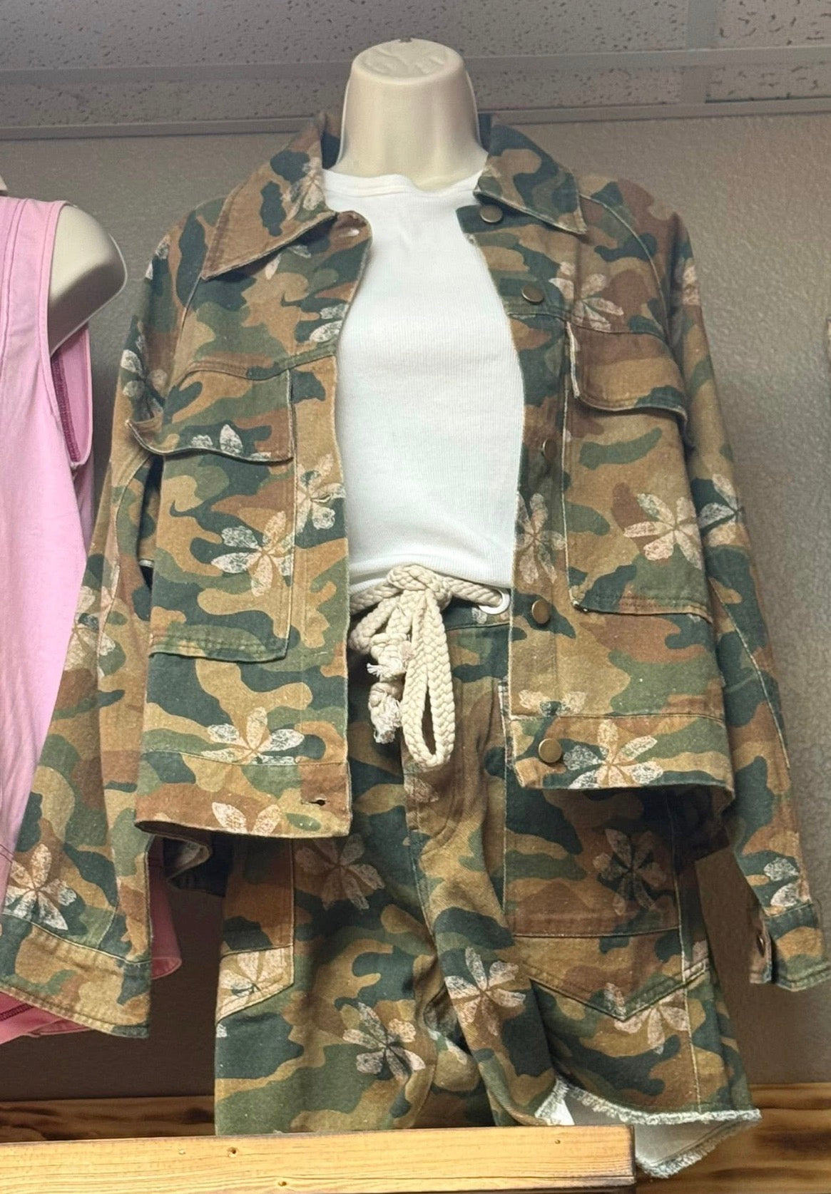 Floral Camo Shorts