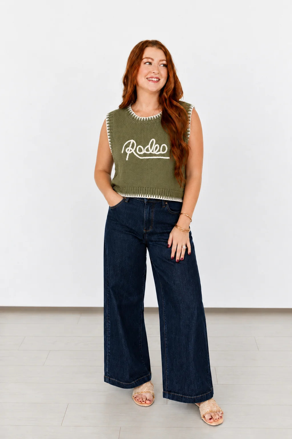 The GREEN RODEO SWEATER VEST