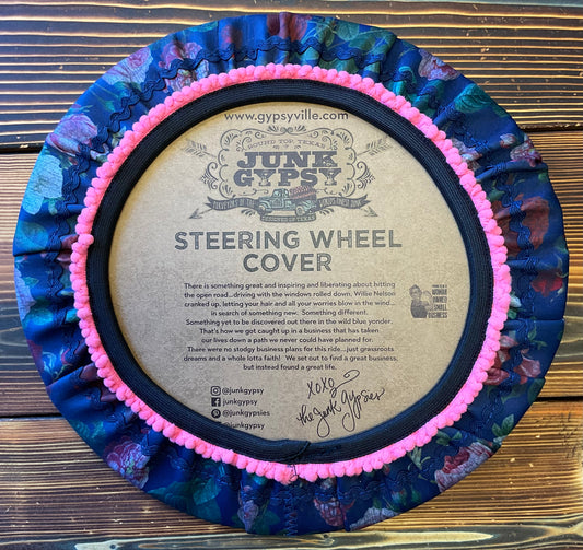 Junk Gypsy Steering Wheel Cover