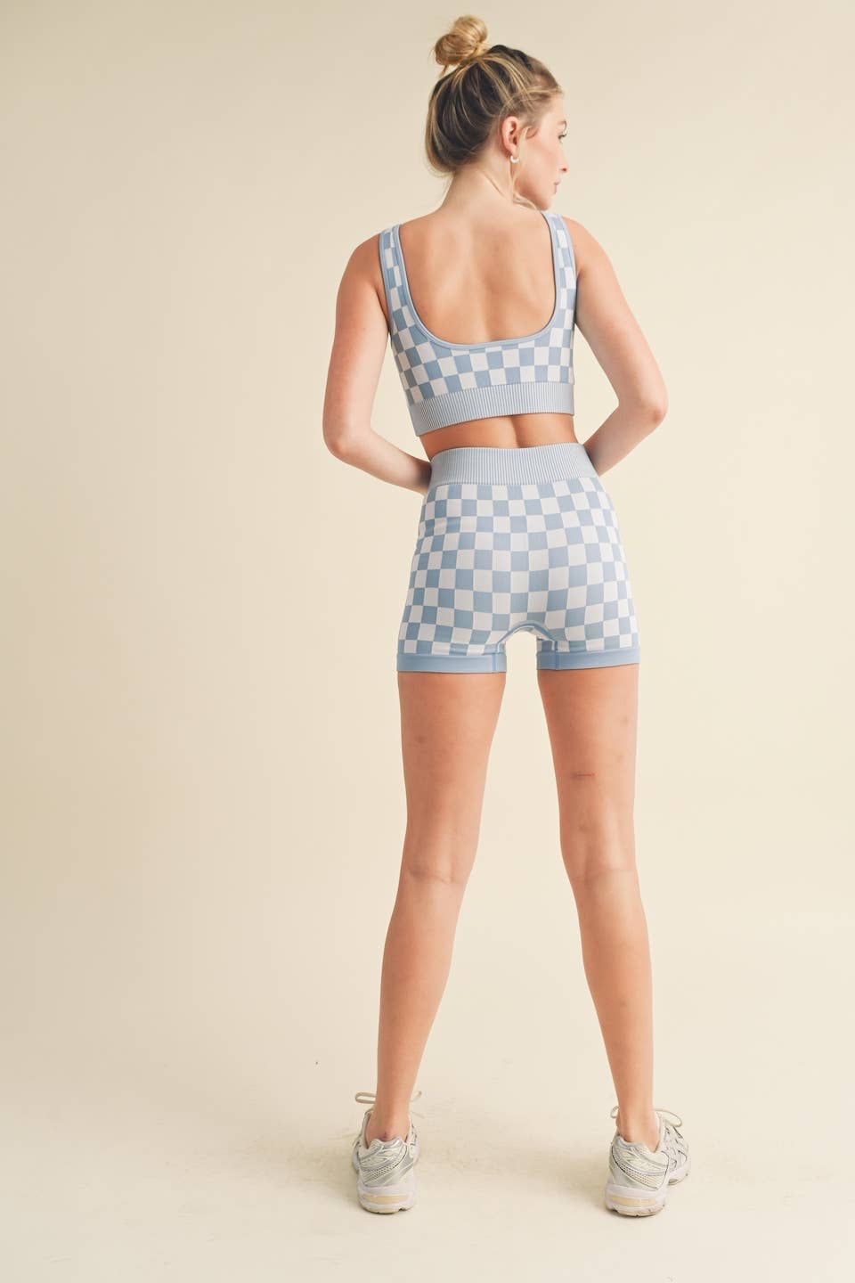 Checkmate Cropped Two Piece Set
