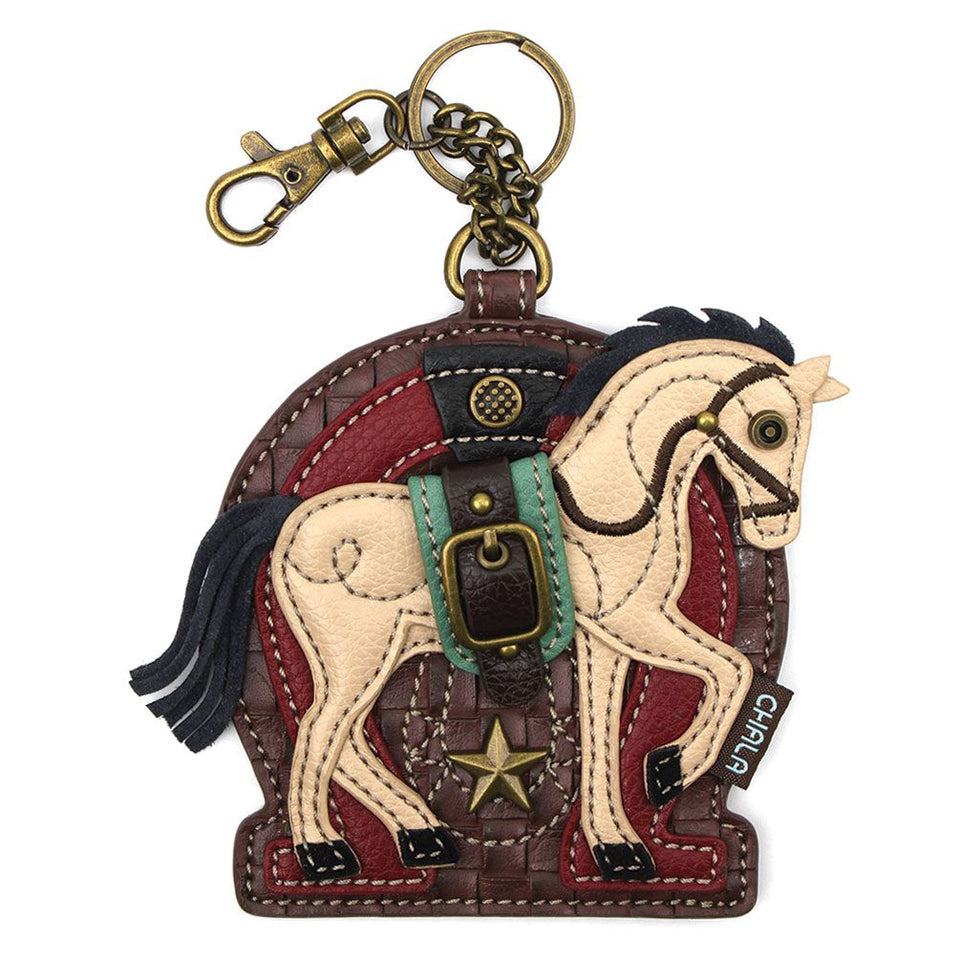 KEY FOB/COIN PURSE - HORSE