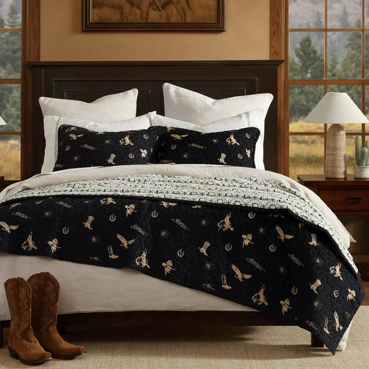 CONVERSATION REVERSIBLE
QUILT SET
