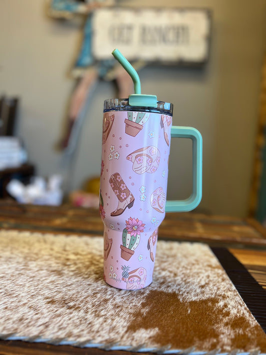 Cowgirl Western Tumbler