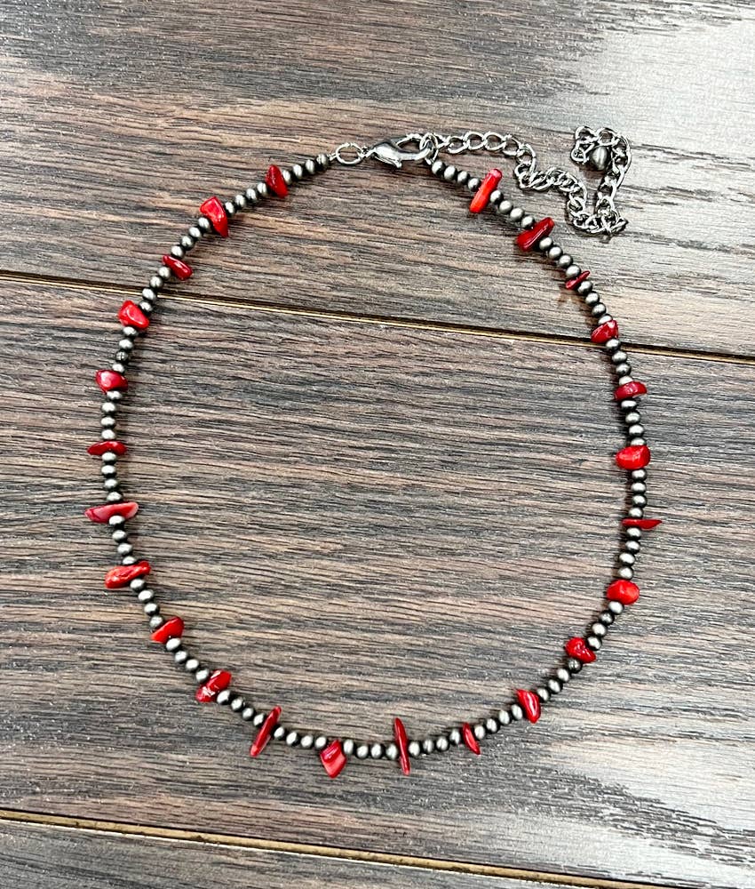 Johnson Western Coral Necklace