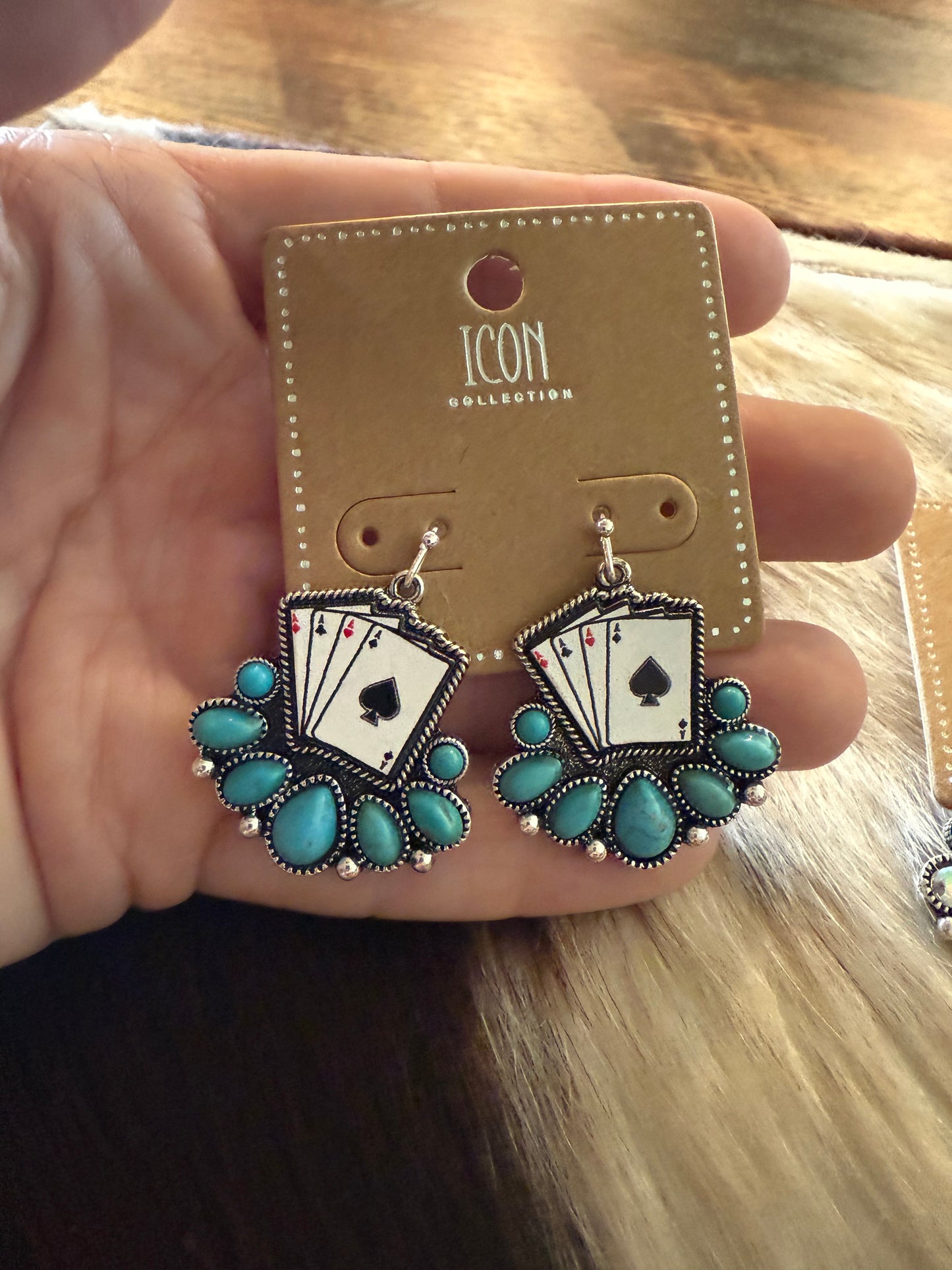 Poker Face Earrings