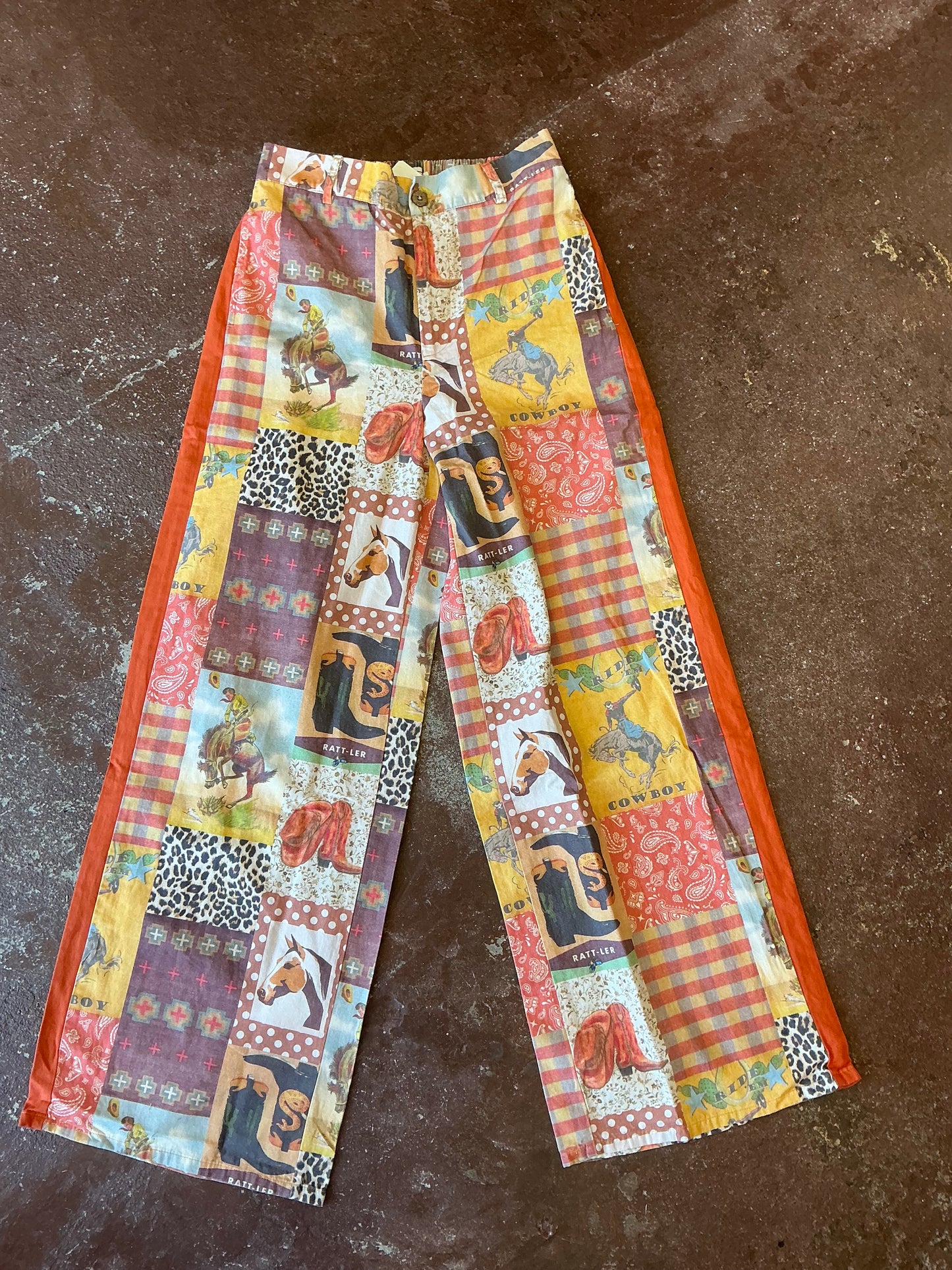 Cowboy collage trouser pack