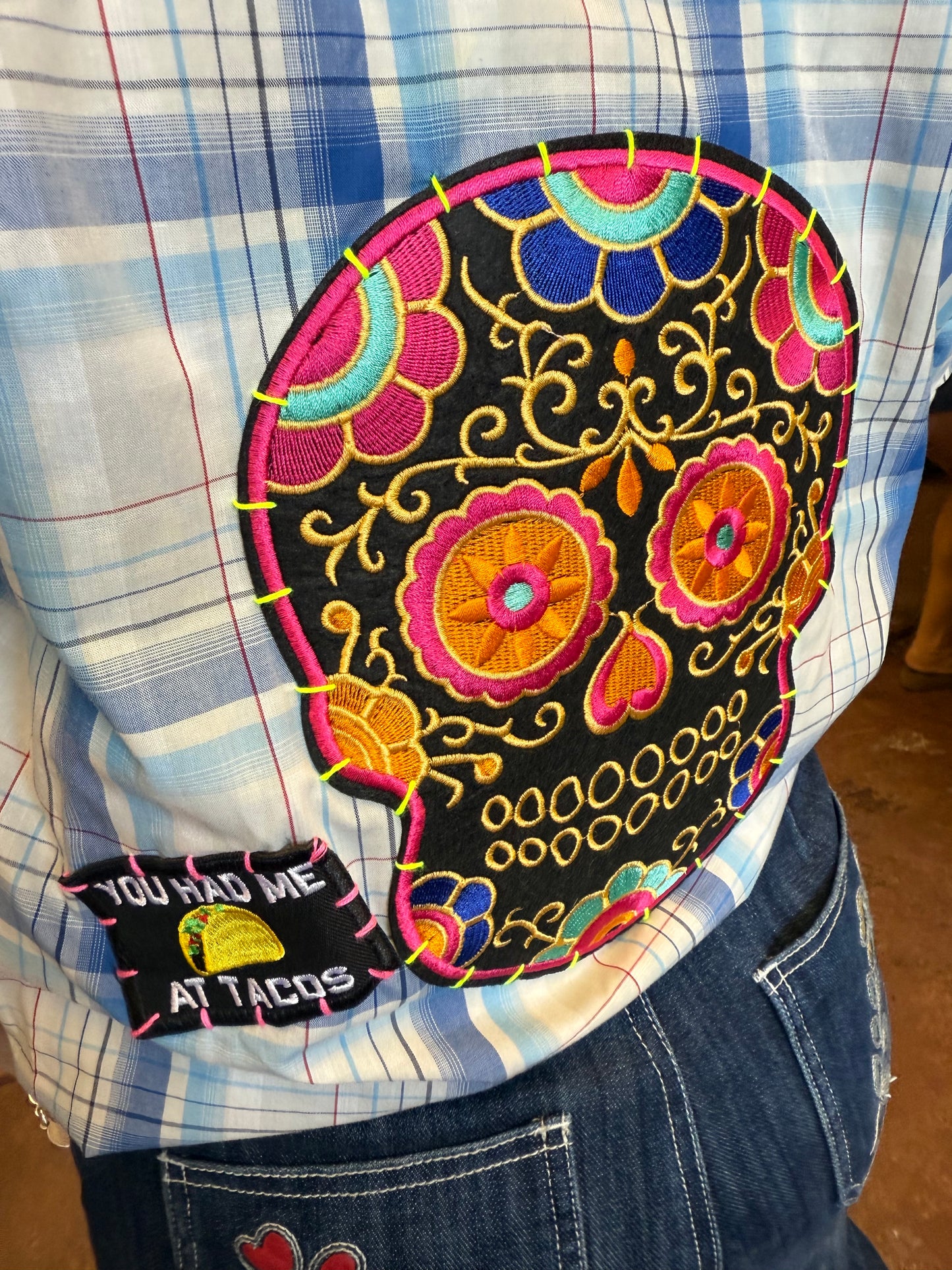 Vintage Patch Pearl Snap