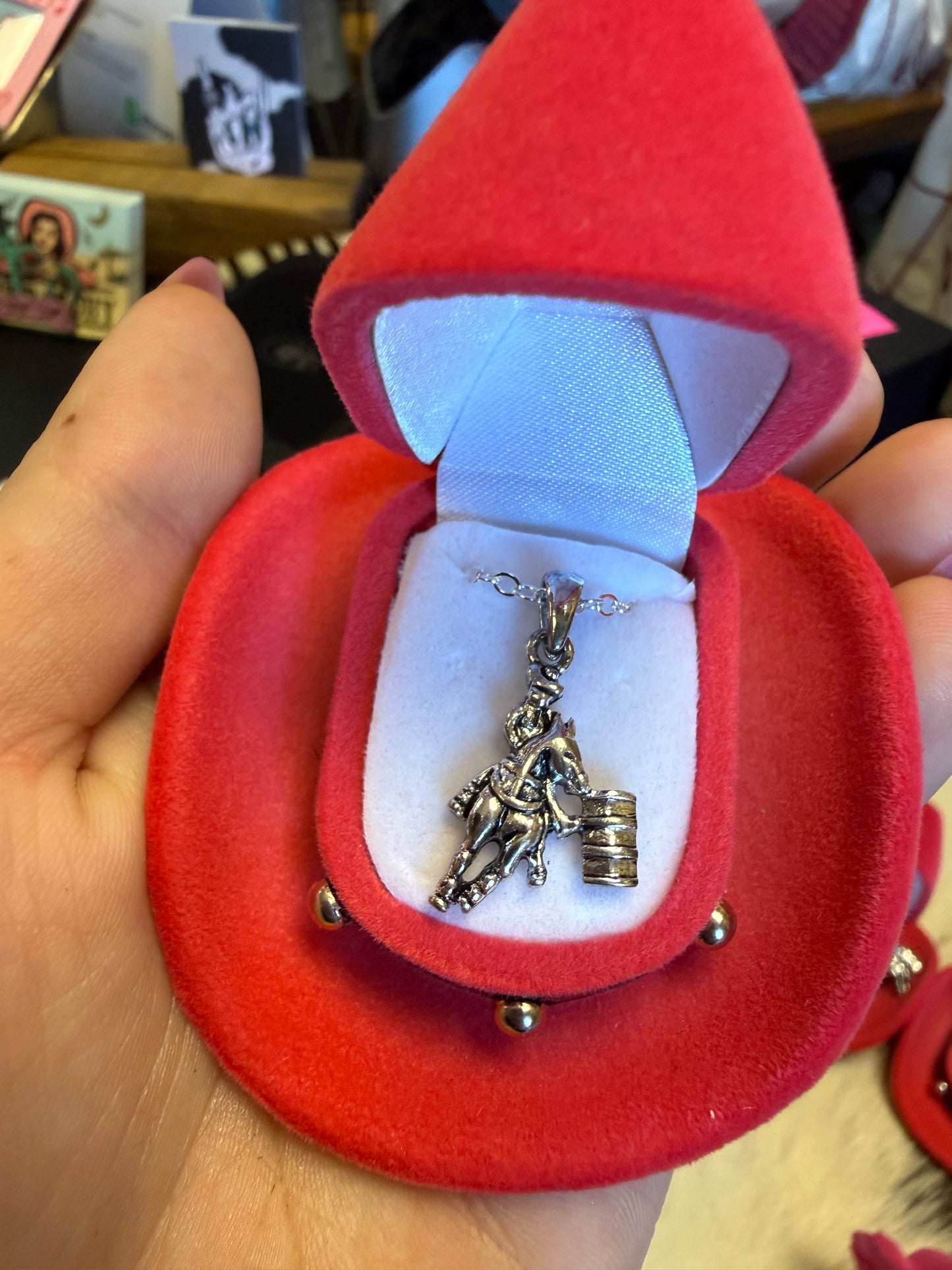 AWST Barrel Racer Land Necklace/Earrings