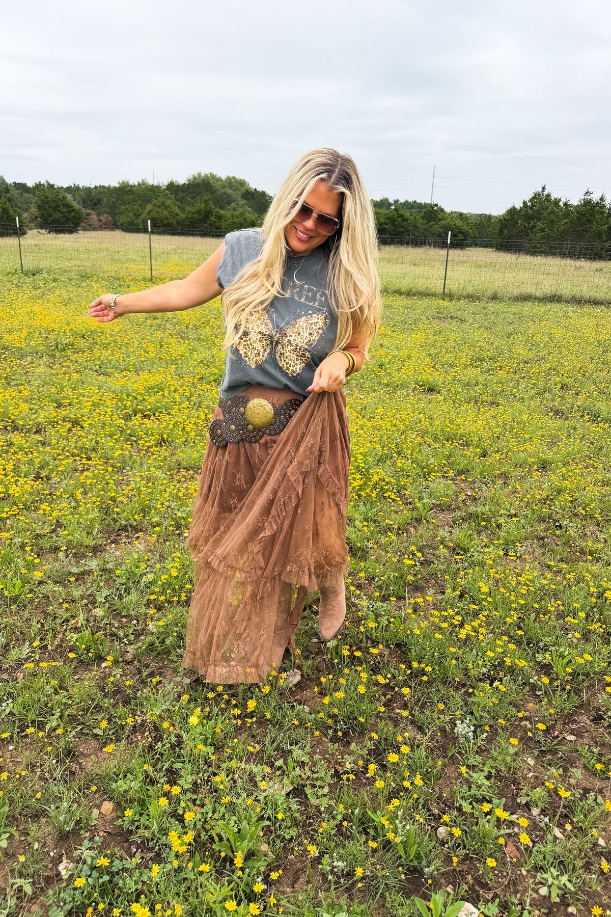 BE FREE BUTTERFLY TEE