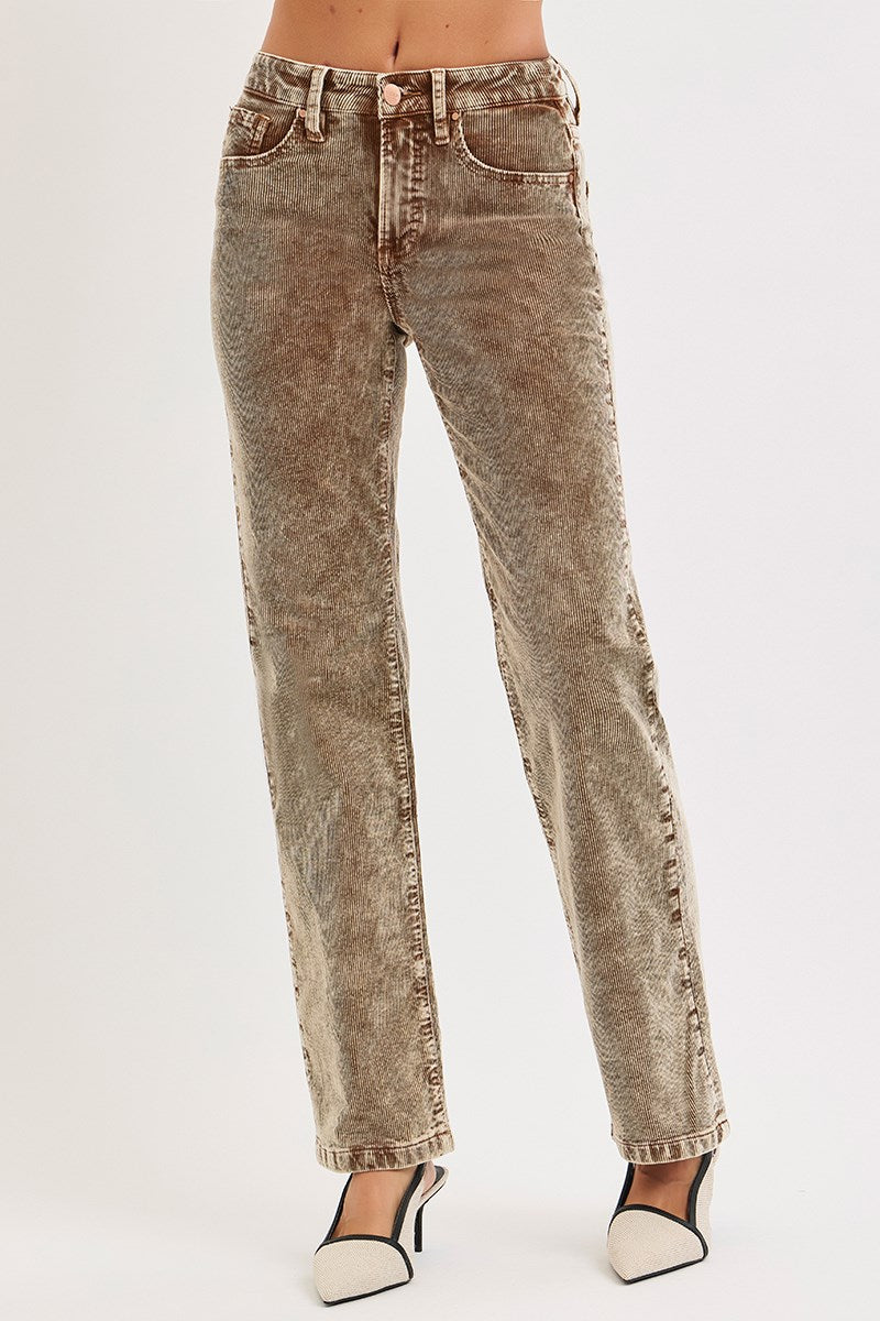 Risen Mocha Corduroy Pants