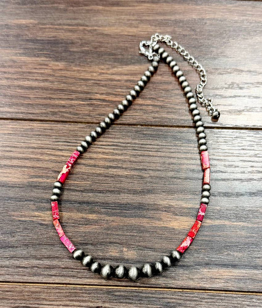 Humboldt 18" Handmade Navajo Gemstone Necklace
