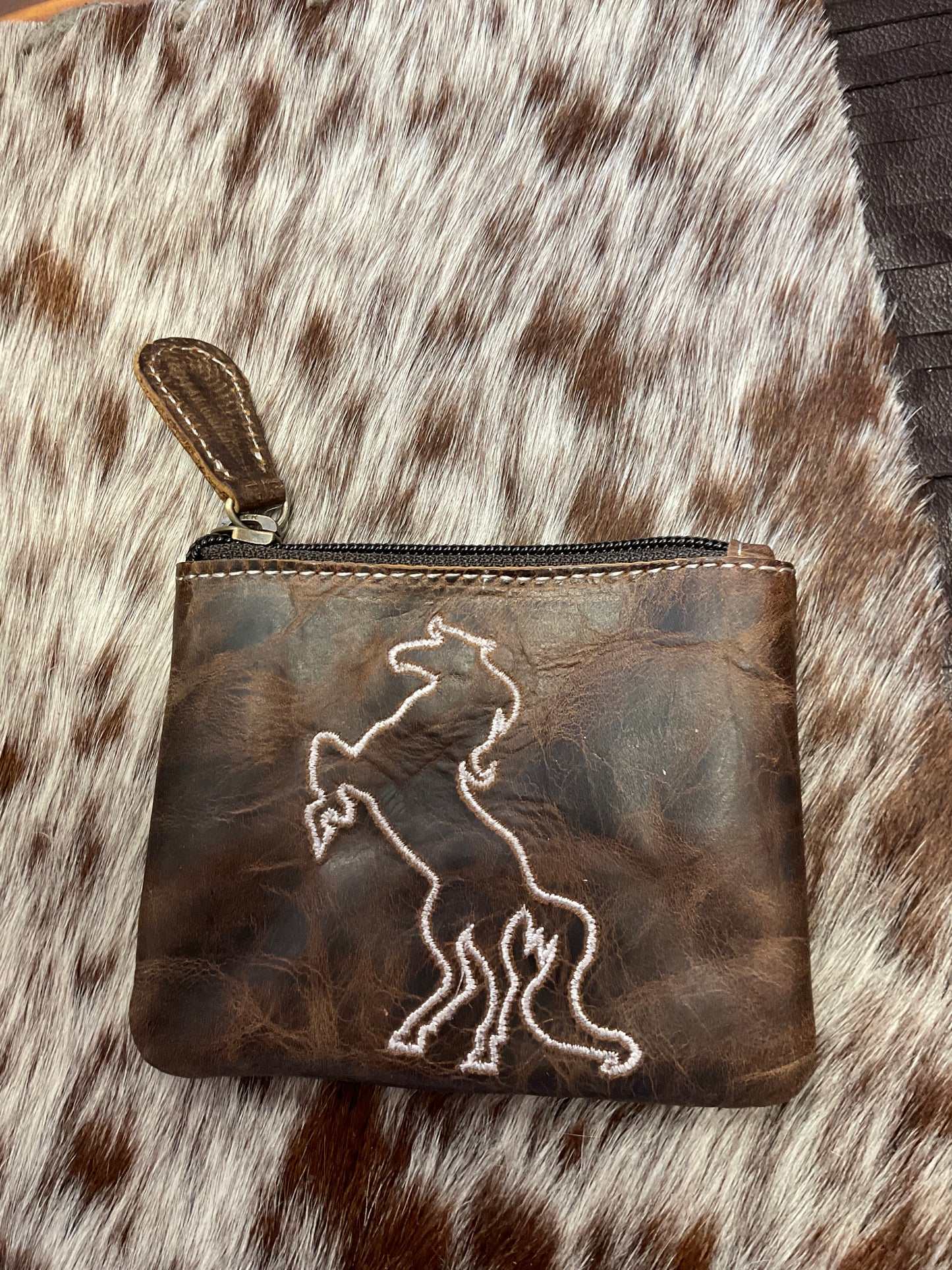 Mini Leather Coin Pouch