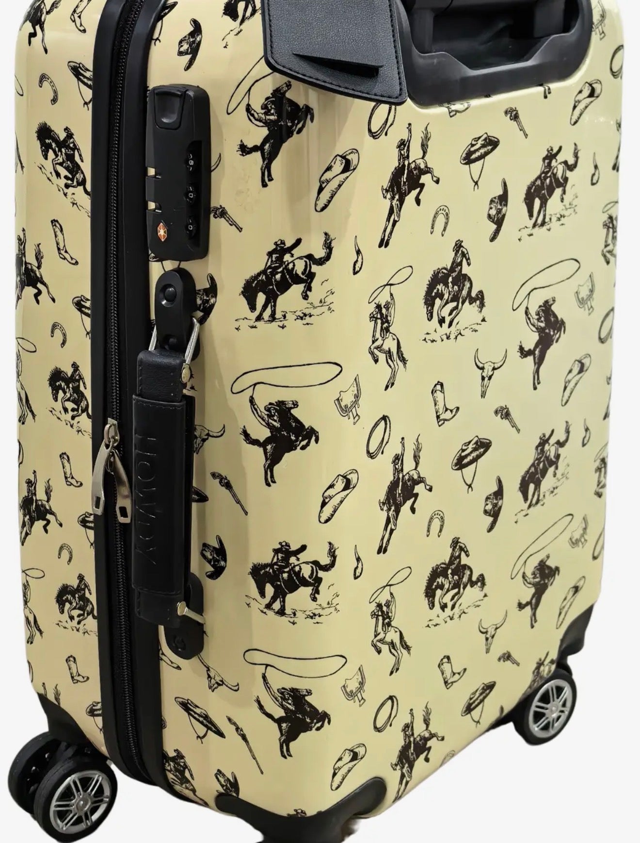 Western Print Luggage Set