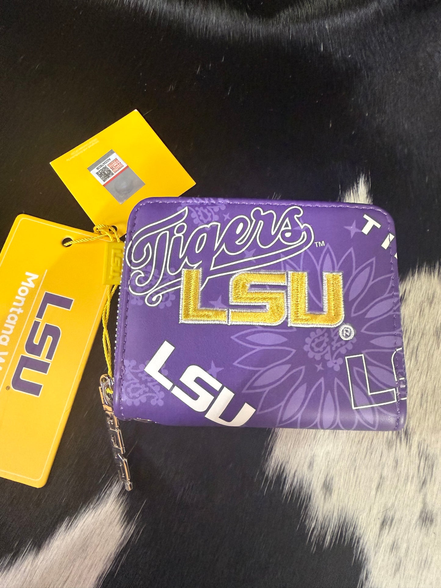 LSU Wallet with Wristlet