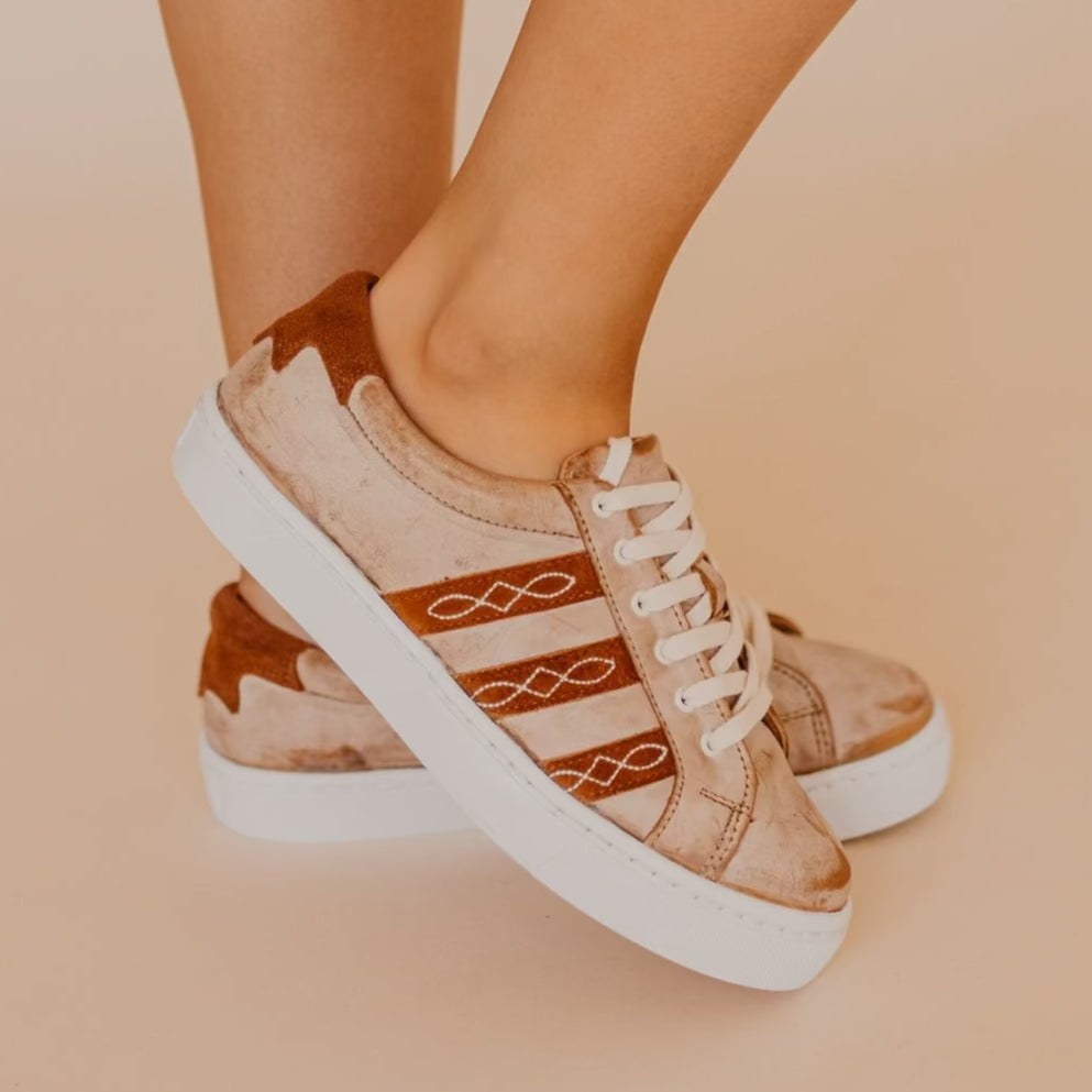 Sheridan Game Day Tennis Shoe - Rust