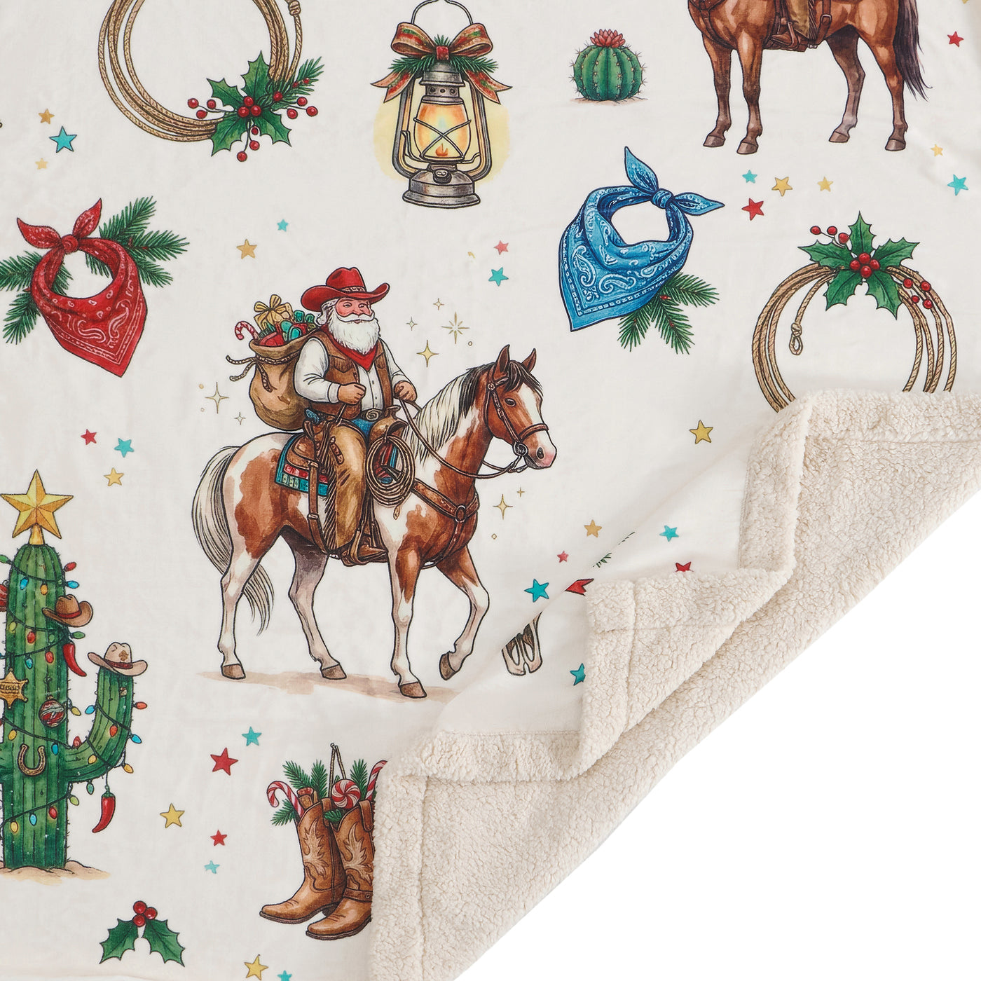 Western Christmas Campfire
Sherpa Throw