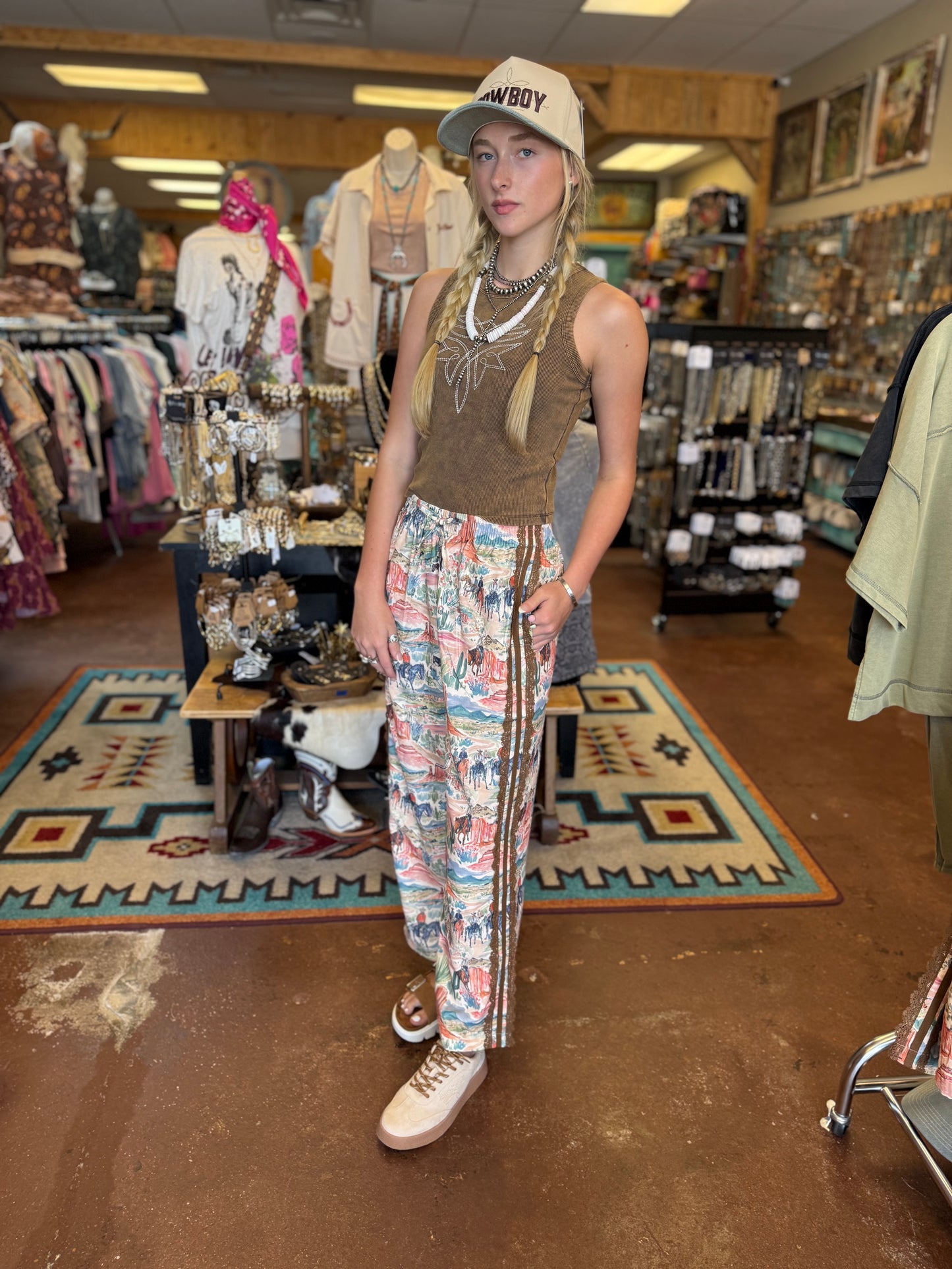 Western Collage Pants