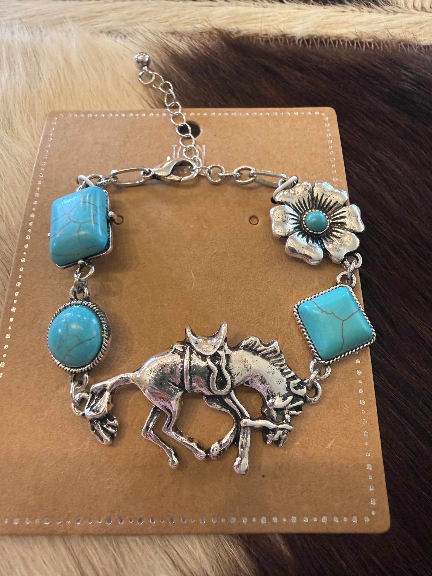 Broncos & Flowers Bracelet