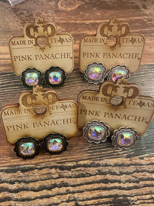 Ruffled Edge Post Earring