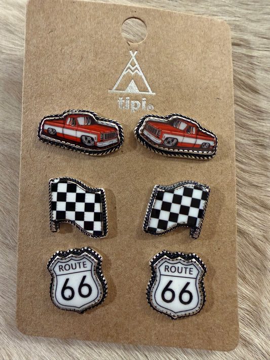 Route 66 Earring Set
