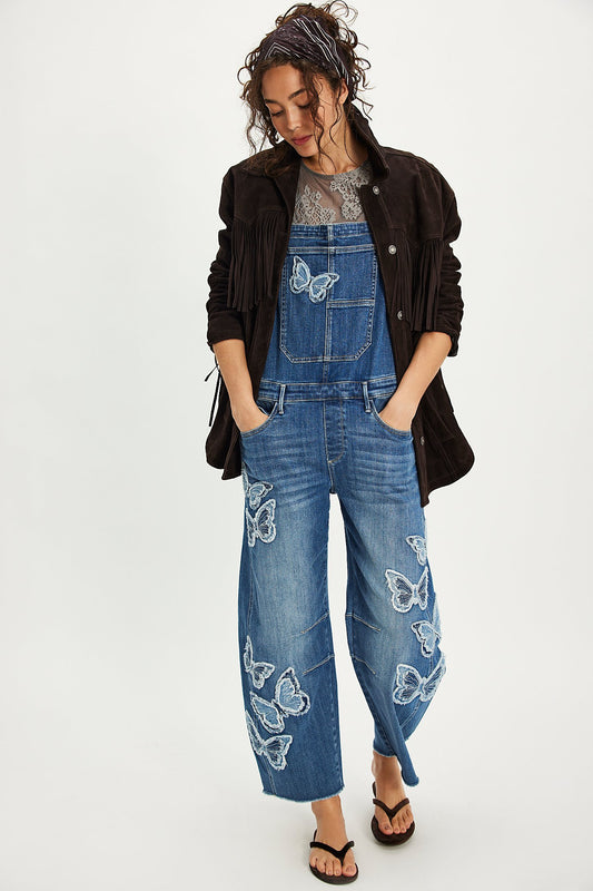 Driftwood Butterfly Overalls