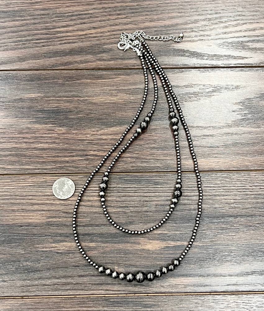 Austin Handmade Polish Navajo Bead Necklace