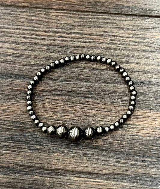 Polish Western Bead Stretch Bracelet