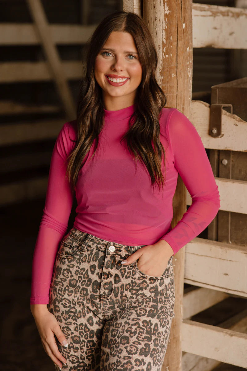 MESHED OUT TOP